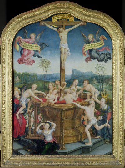 Mystic Bath of the Souls by Jean the Elder Bellegambe